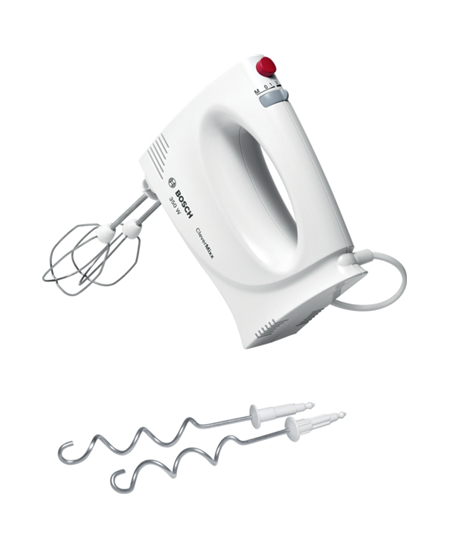 Bosch Hand Mixer MFQ3030 Hand Mixer 350 W Number of speeds 4 Stainless steel/Plastic Turbo mode White