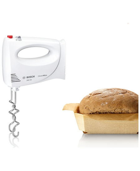 Bosch Hand Mixer MFQ3030 Hand Mixer 350 W Number of speeds 4 Stainless steel/Plastic Turbo mode White