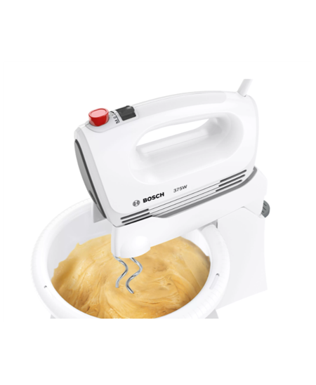 Bosch | Mixer | CleverMixx MFQ2600G | Mixer with bowl | 375 W | Number of speeds 4 | Turbo mode | White