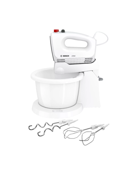 Bosch | Mixer | CleverMixx MFQ2600G | Mixer with bowl | 375 W | Number of speeds 4 | Turbo mode | White