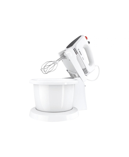 Bosch | Mixer | CleverMixx MFQ2600G | Mixer with bowl | 375 W | Number of speeds 4 | Turbo mode | White