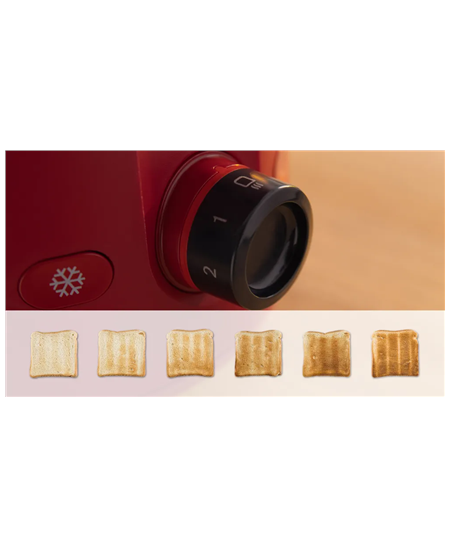 Bosch Compact Toaster | TAT2M124 MyMoment | Power 950 W | Number of slots 2 | Housing material Plastic | Red