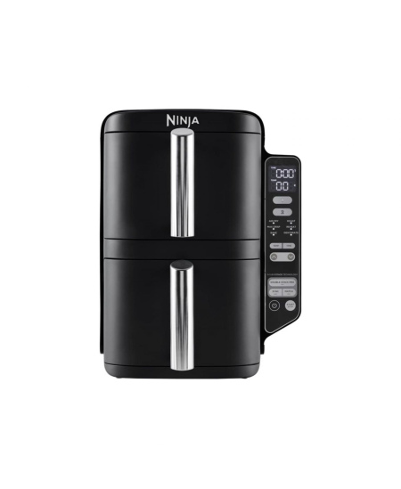 NINJA Double Stack Vertical Air Fryer with 2 Stacking Drawers | SL300EU | Power 2470 W | Capacity 7.6 L | Black