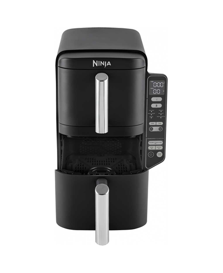 NINJA Double Stack Vertical Air Fryer with 2 Stacking Drawers | SL300EU | Power 2470 W | Capacity 7.6 L | Black