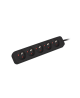 Lanberg Cable Power Strip, 5X French Outlets Quality-Grade Copper, 3 m | PS0-05E-0300-BK
