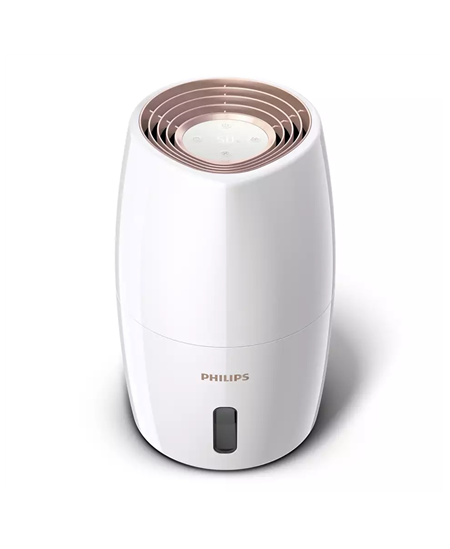 Philips HU2716/10 Humidifier, 17 W, Water tank capacity 2 L, Suitable for rooms up to 32 m², NanoCloud evaporation, Humidificat