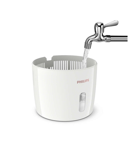 Philips HU2716/10 Humidifier, 17 W, Water tank capacity 2 L, Suitable for rooms up to 32 m², NanoCloud evaporation, Humidificat