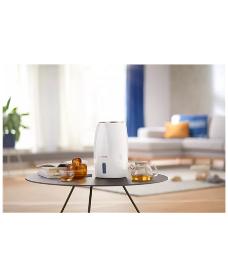 Philips HU2716/10 Humidifier, 17 W, Water tank capacity 2 L, Suitable for rooms up to 32 m², NanoCloud evaporation, Humidificat
