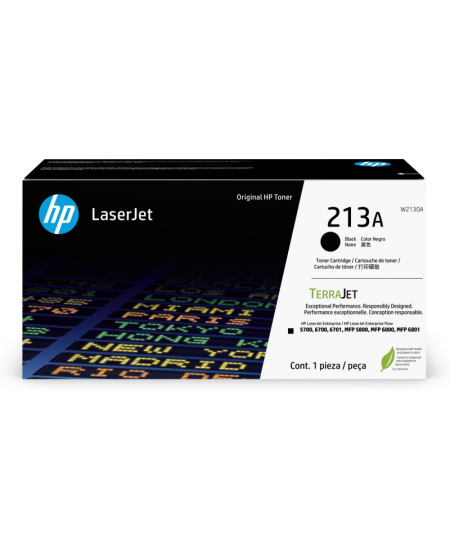 HP 213A (W2130A) Lazerinė kasetė, Juoda