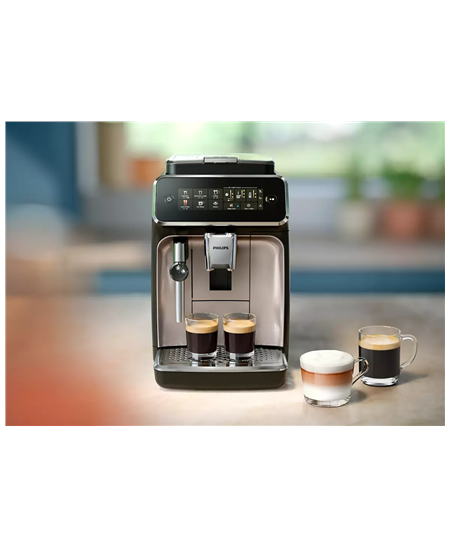 Philips | Espresso Coffee Maker | EP3321/40 | Pump pressure 15 bar | Built-in milk frother | Fully Automatic | 1500 W | Black
