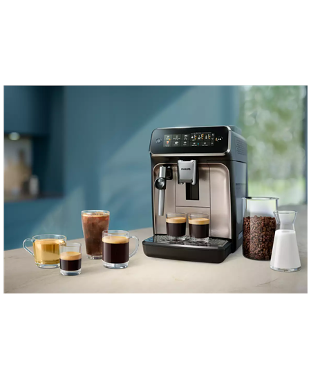 Philips | Espresso Coffee Maker | EP3321/40 | Pump pressure 15 bar | Built-in milk frother | Fully Automatic | 1500 W | Black