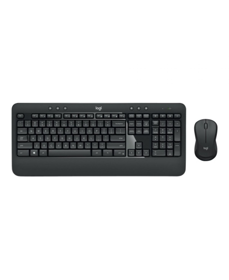 Logitech | MK540 Advanced | Keyboard and Mouse Set | Wireless | Mouse included | Batteries included | US | Black | USB | Wireles