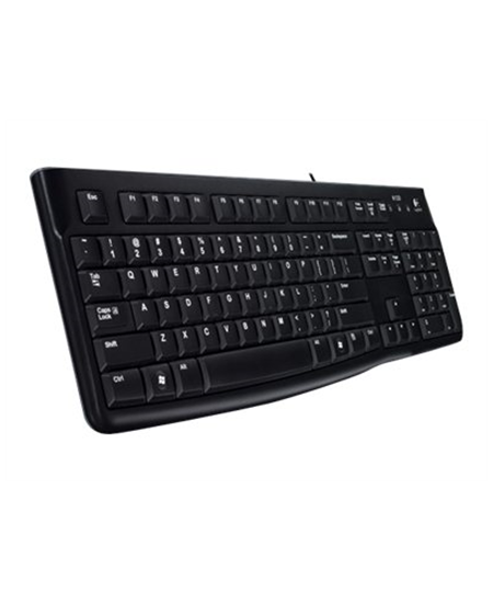 Logitech | Desktop MK120 | Wired keyboard | USB | Mouse included | US | Black