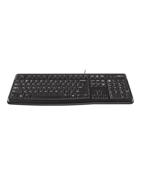 Logitech | Desktop MK120 | Wired keyboard | USB | Mouse included | US | Black