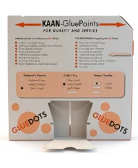 Klijų taškeliai rulonėlyje KAAN Glue Dots, 10 mm, vidutinio lipnumo, 1000 vnt.