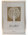 Rėmelis nuotraukoms, medinis, 21x30 cm (A4), sidabrinis