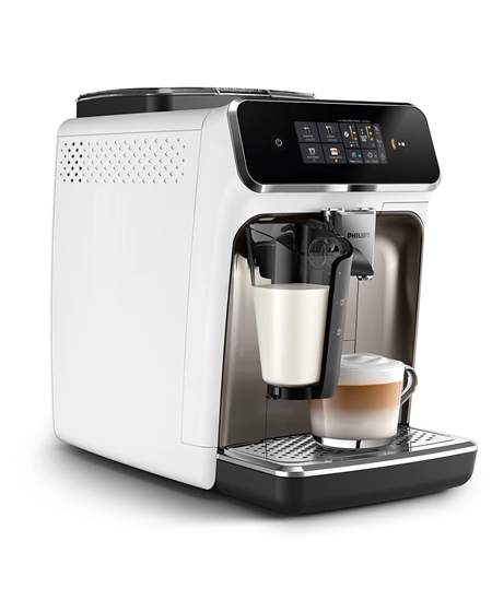 Philips Coffee maker | EP2333/40 | Pump pressure 15 bar | Built-in milk frother | Fully Automatic | 1500 W | White