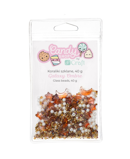 Karoliukai stikliniai GALAKTIKA 40g