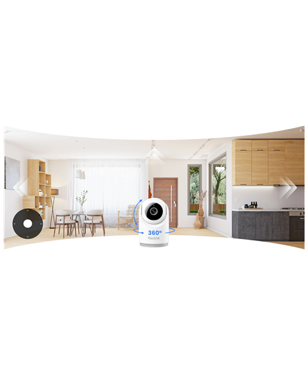 Reolink Smart Wi-Fi PT Indoor Security Camera | E331 | PTZ | 5 MP | F4mm/F1.6 | H.264 | Micro SD, Max. 512 GB