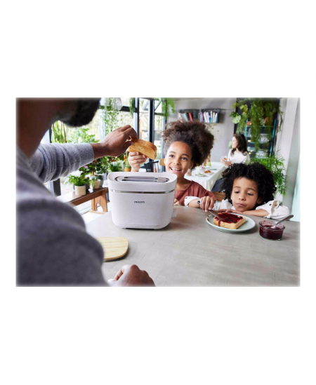 Philips | Toaster | HD2640/10 Eco Conscious Edition | Power 830 W | Number of slots 2 | Housing material 100% Bio-based plastic 