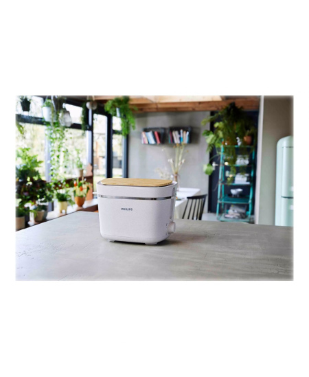 Philips | Toaster | HD2640/10 Eco Conscious Edition | Power 830 W | Number of slots 2 | Housing material 100% Bio-based plastic 