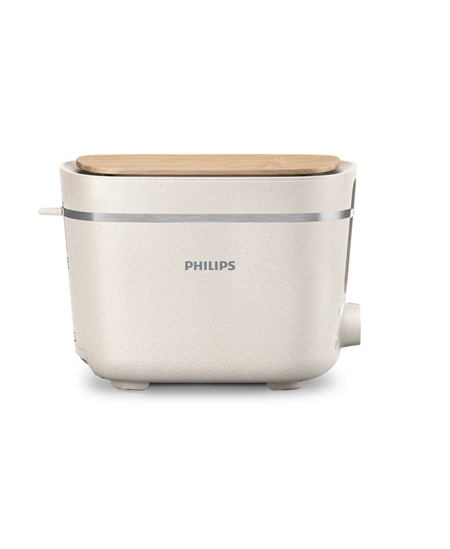 Philips | Toaster | HD2640/10 Eco Conscious Edition | Power 830 W | Number of slots 2 | Housing material 100% Bio-based plastic 