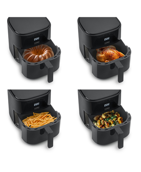 Caso Designer Air Fryer | AirFry 6.0 | Power 1700 W | Capacity 6 L | Black