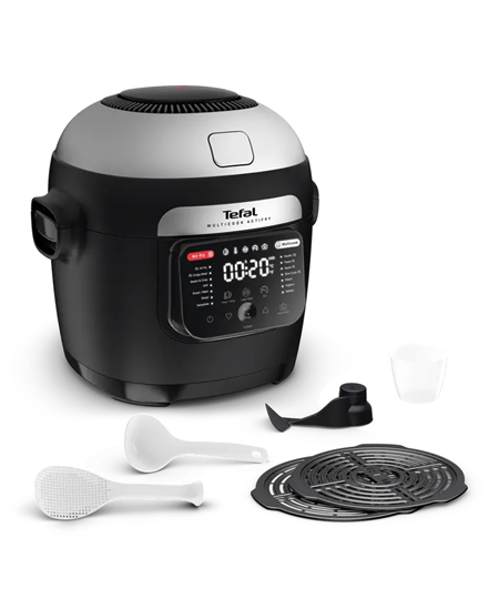 TEFAL Air Fryer and Multicooker | MY741CF0 Actifry | Power 1334 W | Capacity 6 L | Black/Silver
