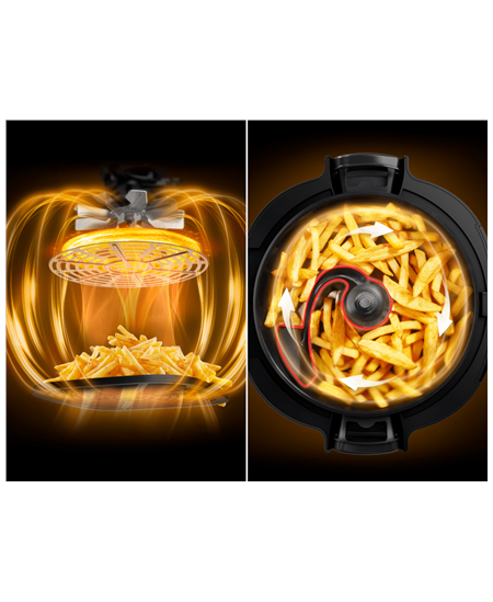 TEFAL Air Fryer and Multicooker | MY741CF0 Actifry | Power 1334 W | Capacity 6 L | Black/Silver