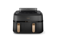 Philips Dual Steam Air Fryer | NA552/00 5000 Series | Power 2750 W | Capacity 9 L | RapidAir Plus | Black