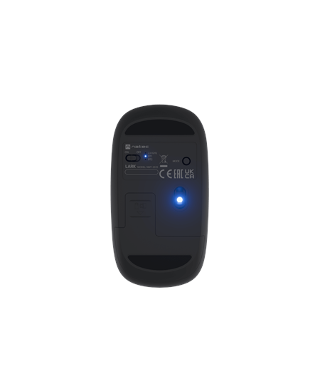 Natec | Mouse | Lark | Wireless | 2.4 GHz, Bluetooth | Anthracite