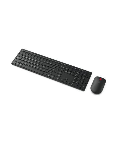 Lenovo Multi-Mode Pro Combo Keyboard and Mouse 6000-US Euro | Keyboard and Mouse Set | Wireless | Mouse included | US Euro | Blu