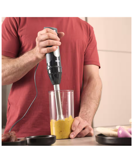 Braun Hand Blender | MQ55236M MultiQuick 5 Pro | Hand Blender | 750 W | Number of speeds 25 | Turbo mode | Black