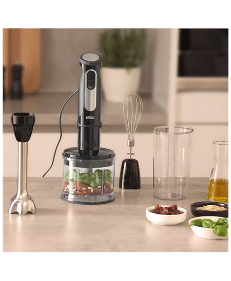 Braun Hand Blender | MQ55236M MultiQuick 5 Pro | Hand Blender | 750 W | Number of speeds 25 | Turbo mode | Black