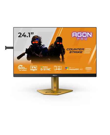 AOC CS24A | 24 " | TN | FHD | 16:9 | 610 Hz | 0.5 ms | 1920 x 1080 pixels | 500 cd/m² | HDMI ports quantity 2 | Black/Oran