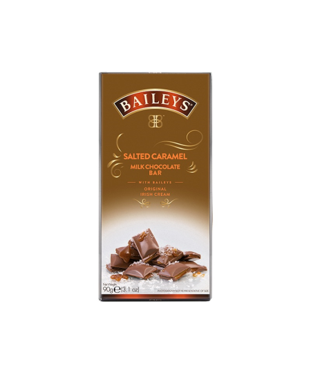 Pieniškas šokoladas BAILEYS, su sūdyta karamele, 90 g