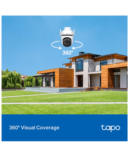 TP-LINK | Pan/Tilt Security Wi-Fi Camera | Tapo C520WS | Dome | 4 MP | 3.18 mm/F1.6 | IP66 | H.264 | MicroSD, up to 512 GB