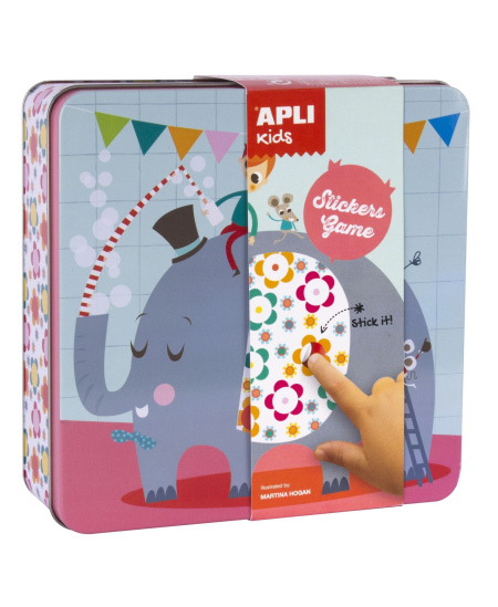 Lipdukų žaidimas Apli Kids Drambliukai