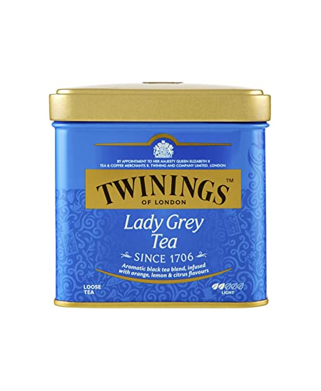 TWININGS juodoji arbata LADY GREY, 100g