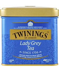 TWININGS juodoji arbata LADY GREY, 100g