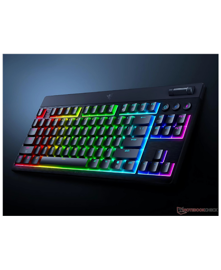 Razer | BlackWidow V4 Low-Profile HyperSpeed | Keyboard | Wireless | US | Bluetooth | Black | Orange Switches