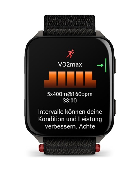 Garmin Venu X1 Išmanusis laikrodis Black, Slate Titanium Caseback / Black ComfortFit Nylon Band