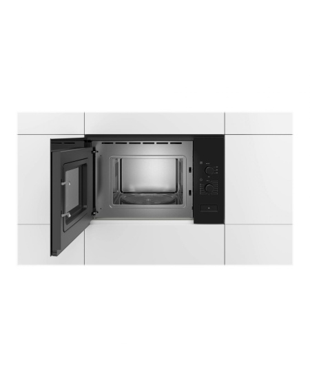 Bosch Microwave Oven BFL520MB0 20 L,  Rotary knob, 800 W, Black, Built-in, Defrost function