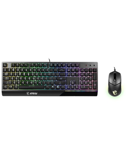 MSI | Vigor GK30 COMBO | Keyboard and Mouse Set | Wired | RGB LED light | US