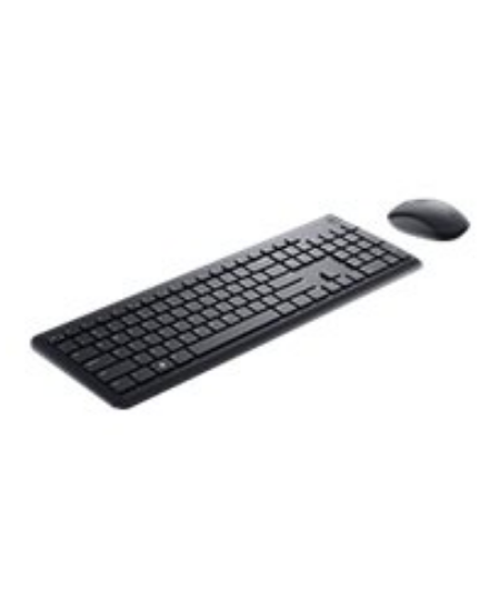 Dell Keyboard and Mouse | KM3322W | Keyboard and Mouse Set | Wireless | Batteries included | Ukrainian | Black | Wireless connec