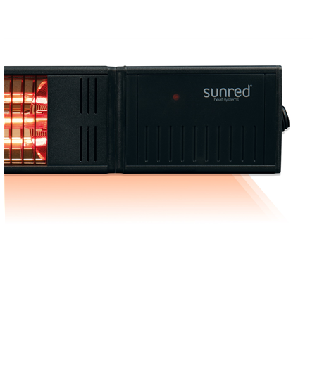 SUNRED Heater RDS-15W-B, Fortuna Wall  Infrared, 1500 W, Black