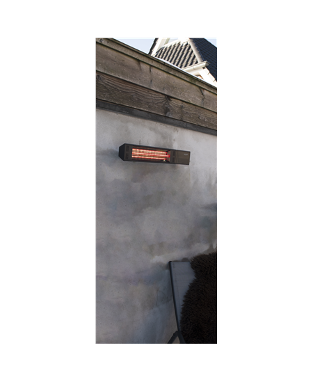 SUNRED Heater RDS-15W-B, Fortuna Wall  Infrared, 1500 W, Black