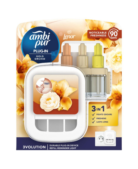 Elektrinis oro gaiviklis AMBI PUR 3Vol Gold Orchid SK, 20ml
