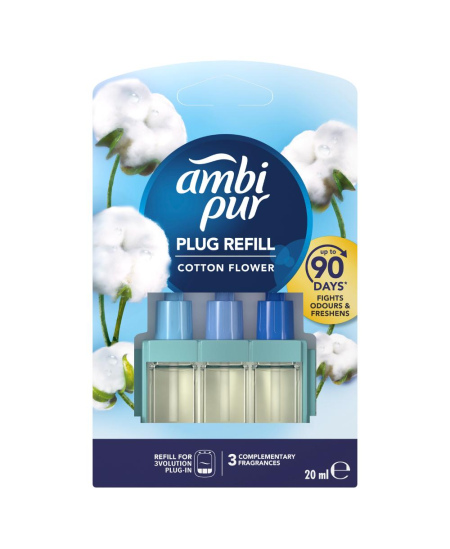 Elektrinio oro gaiviklio pakeitiklis AMBI PUR 3Vol Cotton RF, 20ml