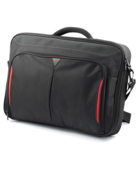 Targus | CN418EU | Clamshell Laptop Bag | Briefcase | Black/Red | 17-18 " | Shoulder strap
